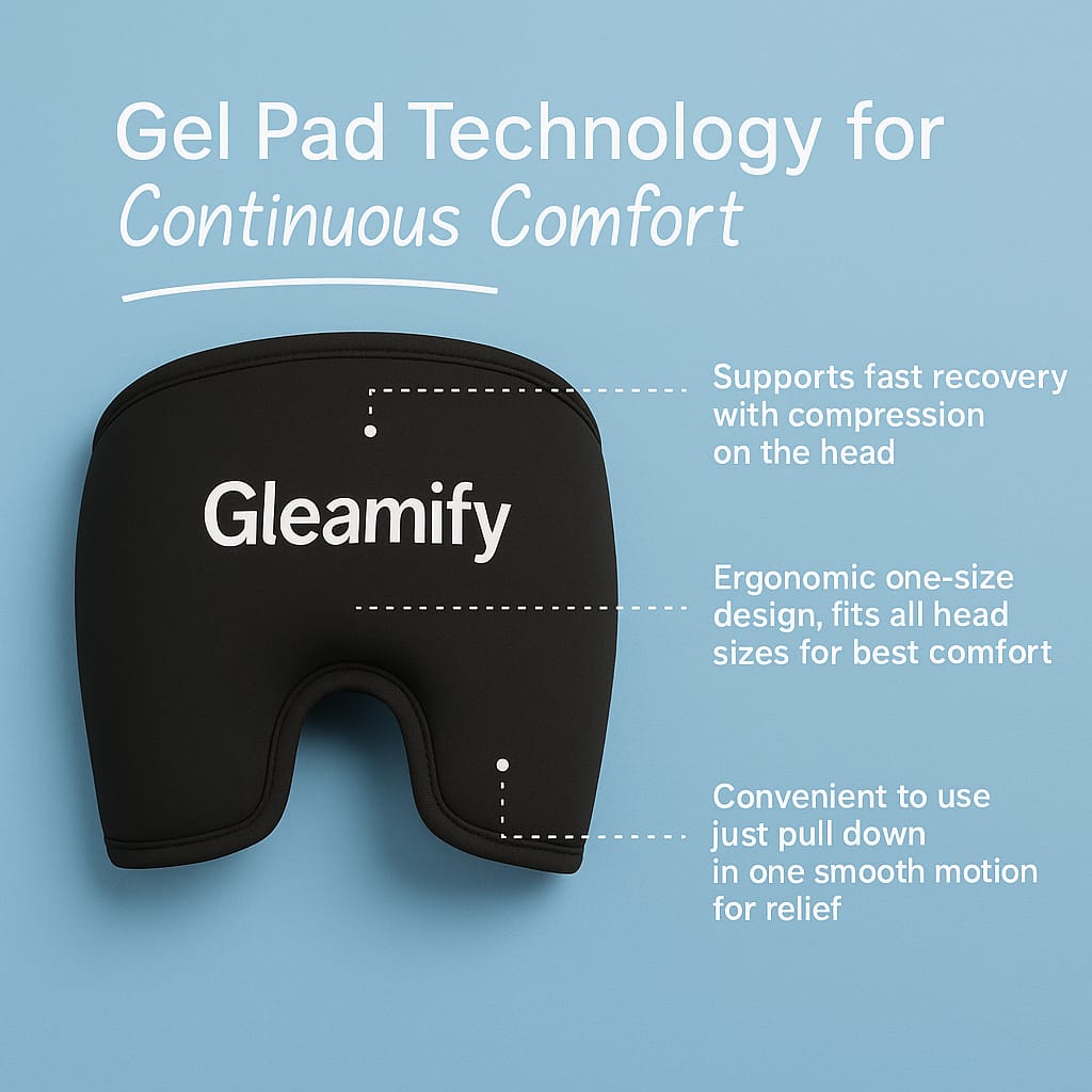 Gleamify Migraine and Headache Relief Cap